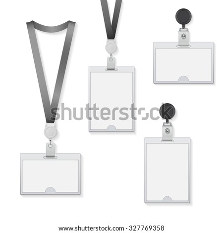 identification card vector illustration isolated on white background