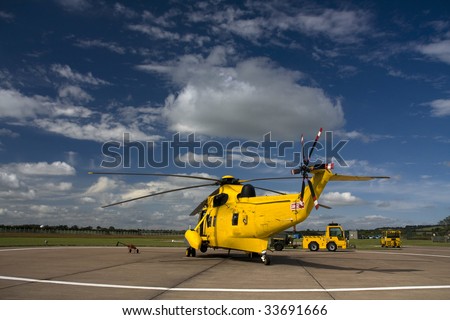 the seaking a Search and Rescue Helicopter