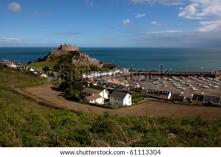Views from a walk from Gorey to Rozel Bay Jersey Channel Islands UK