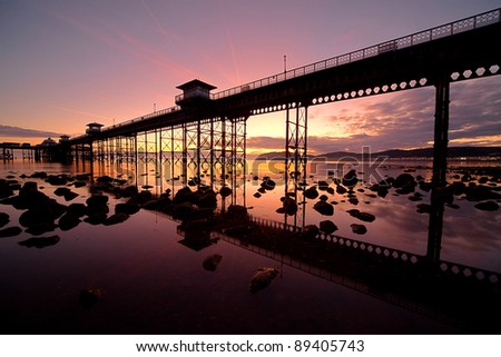 Similar – Foto Bild Llandudno Pier, Wales