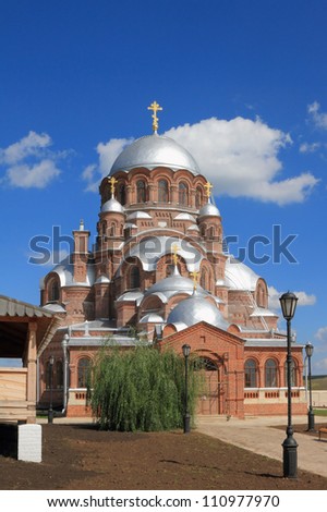 Ccathedral of an icon of All Grieving Pleasures. Island Sviyazhsk, Tatarstan