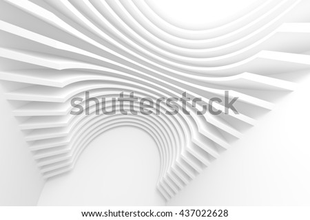 3d Rendering of White Circular Building. Abstract Architecture ... 3d Rendering of White Circular Building. Abstract Architecture ...