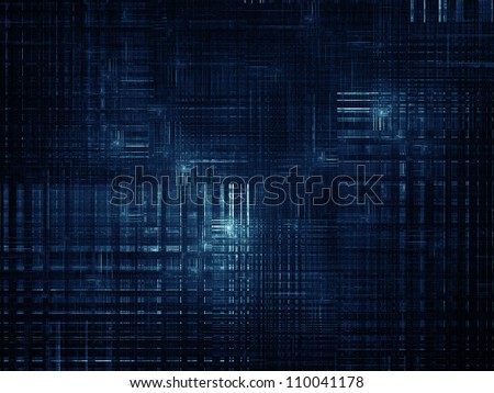 Backdrop design of industrial texture to provide supporting composition for illustrations on technology, science and computers
