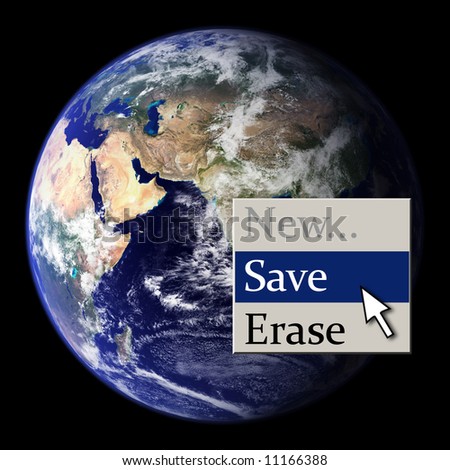 Save the Earth (context menu)