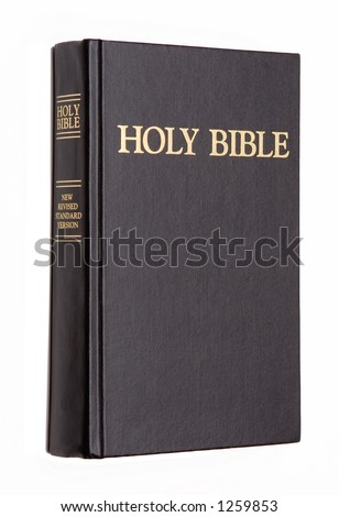 Holy Bible isolated on white