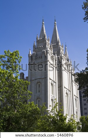 Salt Lake City Utah Mormon Church of Jesus Christ of Latter-day Saints temple