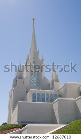 Temple of The Church of Jesus Christ of Latter-Day Saints (LDS) or Mormons in San Diego, California
