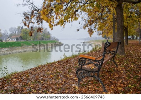 Similar – Image, Stock Photo Danube in the mist