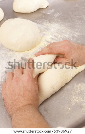 making bread