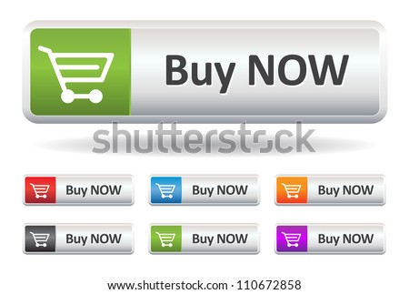 This image is a vector illustration representing a buy button what can be scaled to any size without loss of resolution.