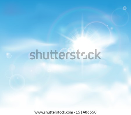 This image is a vector file representing a clear blue sky. / Clear Blue Sky / Clear Blue Sky