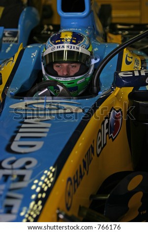 Giancarlo Fisichella. Renault 2005 Formula 1 Team World Champion.