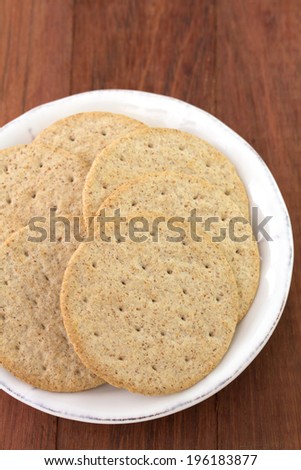 cereal cookies on plate