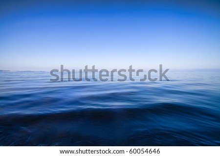 blue water seascape abstract background
