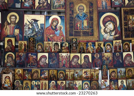 Religious Orthodox Icons Stock Photo 23270263 : Shutterstock