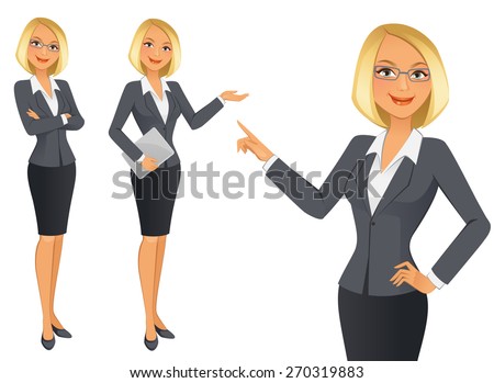 Business Woman Stock Vector 270319883 : Shutterstock