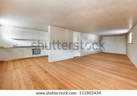 architecture modern design, interior home, room with kitchen
