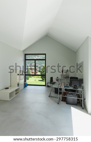 architecture, interior modern house, studio