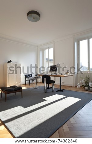 nice apartment refitted, studio room with furniture retro