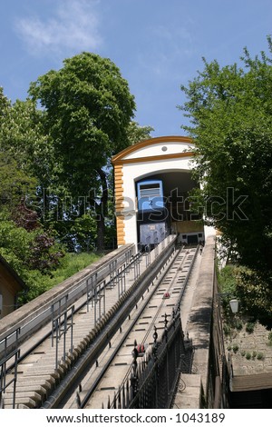 The Zagreb funicular is one of many tourist attractions in Zagreb, Croatia. It is one of the shortest funiculars in the world; the length of the track is 66 meters.