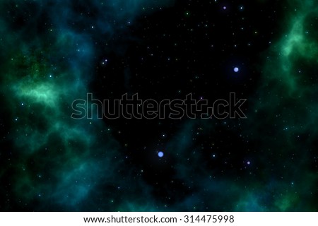 abstract green space background