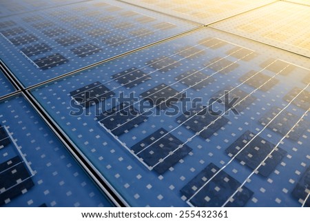 Photo of Solar Panel Texture close up