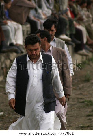 Afghan Men Walking