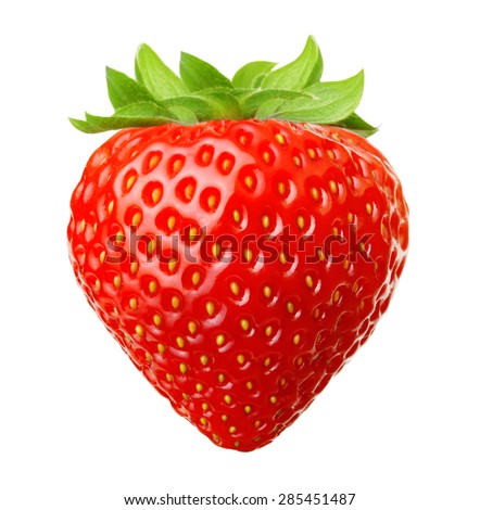 Similar – Image, Stock Photo One strawberry on green table. Part of a strawberry close-up