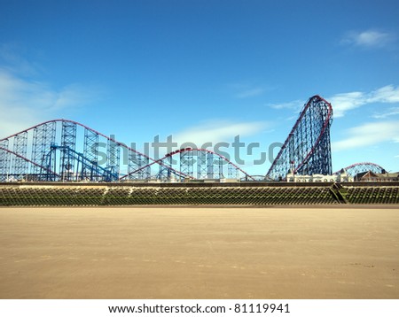 Roller coaster at Blackpool