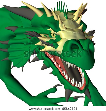 3d Rendering A Bad Dragon As Illustration - 65867191 : Shutterstock