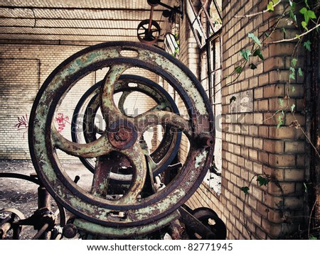 Beelitz sanatorium - drive on an old machine