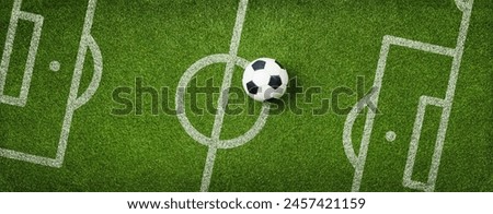 Similar – Image, Stock Photo View into a sports hall through thick wire glass. The goalkeeper can only be glimpsed.
