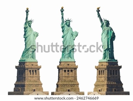 Similar – Image, Stock Photo Statue of Liberty and the Rainbow Bridge in Odaiba, Tokyo