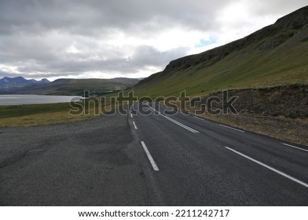 Similar – Foto Bild Hvalfjarðarvegur (Route 47) im Westen im Westen islands