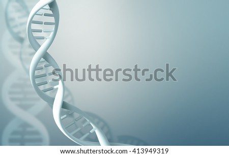 Abstract science background with DNA strands 商業照片 © 