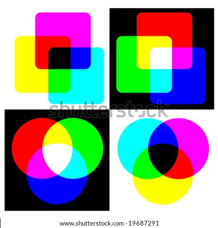 RGB and CMYK color swatch - also available as JPEG