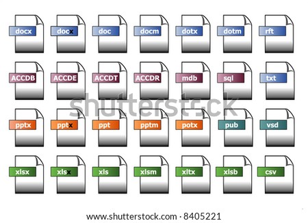 office formatting file icons - part 1/2