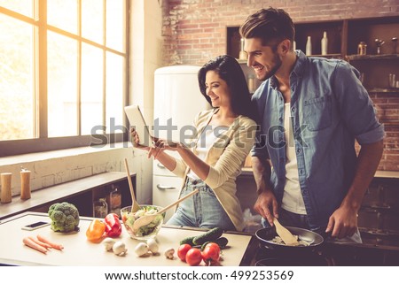 Similar – Image, Stock Photo young man is preparing for a romantic date