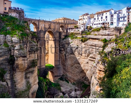 Similar – Foto Bild Ronda El Puente Nuevo Andalusien Spanien