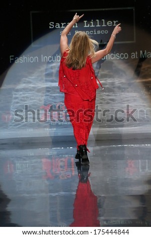 NEW YORK, NY - FEBRUARY 06: Daphne Oz walks the runway wearing Sarah Liller at Go Red For Women - The Heart Truth Red Dress Collection 2014 Show on February 6, 2014 in New York City.
