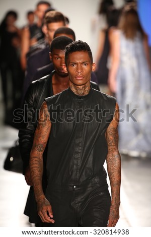 NEW YORK, NY - SEPTEMBER 09: Models from ADA+NIK walk at DSW Sponsors Gen Art 20th Anniversary Fresh Faces In Fashion Runway Spring 2016 at New York Fashion Week on September 9, 2015 in New York City.