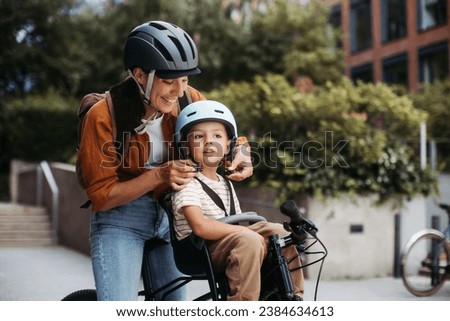 Similar – Image, Stock Photo Cycling / cycling through nature