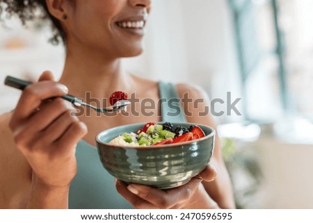 Similar – Image, Stock Photo Close up of a young man with looking to camera with intensity. Portrait concerning mental health and worry about a new phase in his life.