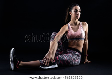 Similar – Image, Stock Photo Atractive sporty girl in neoprene shorty surfing on famous artificial river wave in Englischer garten, Munich, Germany.