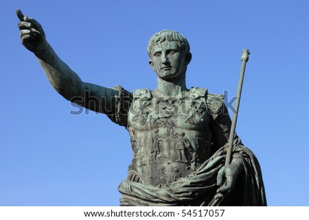 Roman Emperor Augustus, Symbol Of Power Stock Photo 54517057 : Shutterstock