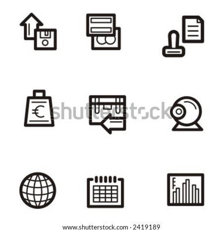 Exclusive Series of Abstract Icons. Check my portfolio for much more of this series as well as thousands of similar and other great vector items.