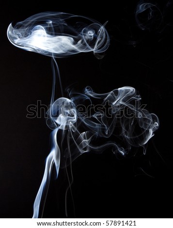 Abstract smoke with dome on top