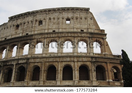 Colosseum is one of Rome\'s most popular tourist attractions