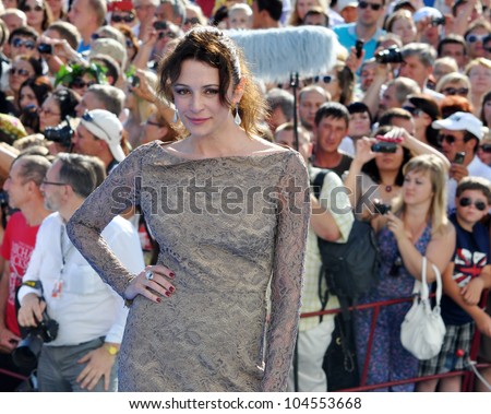 RUSSIA, SOCHI - JUNE 3: Actress Oksana Fandera at the Open Russian Film Festival 