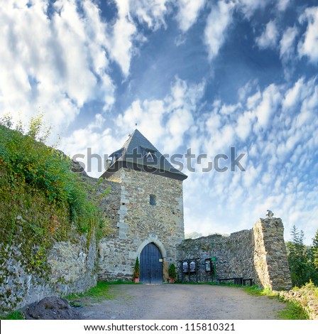 Potstejn Castle - fourth castle gate, Czech Republic